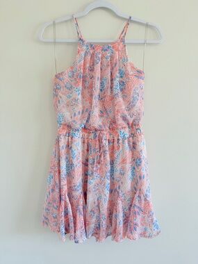 Altar’d State Halter Chiffon Romper Size S